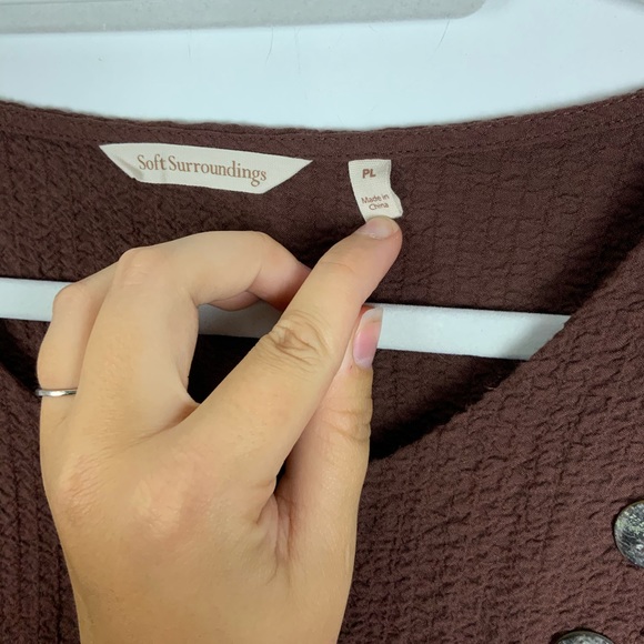 Soft Surroundings Blouse - Picture 3 of 6